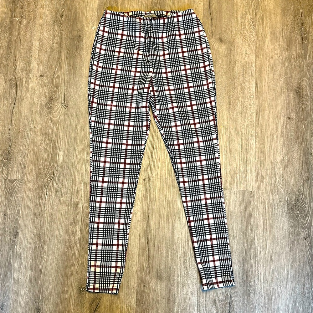 Checkered work leggings